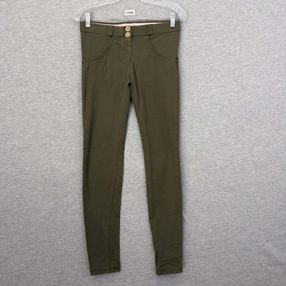 Freddy WR.UP Women's Size Medium Green Stretch Pull On Skinny Leggings